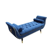 Nizar Velvet Ottoman Bench